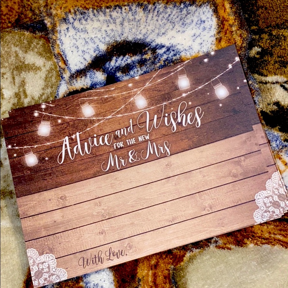 Advice Cards for the new Mr. and Mrs